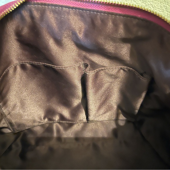 Coach purple patent leather satchel with gold toned hardware. NWOT - Picture 8 of 12